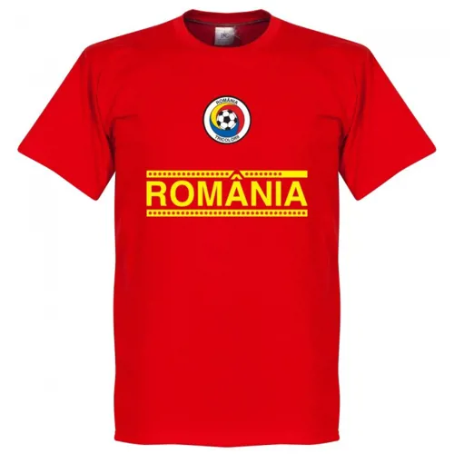 Roemenië team t-shirt - Rood