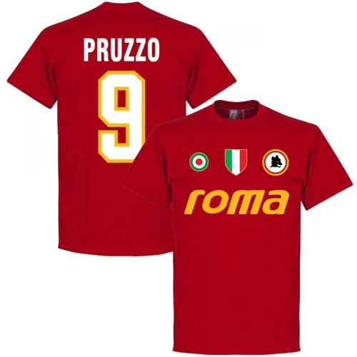 AS Roma retro team t-shirt jaren '80 Pruzzo
