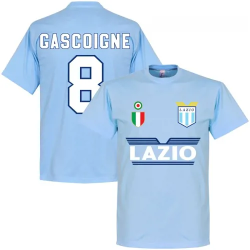 Lazio Roma retro team t-shirt Gascoigne