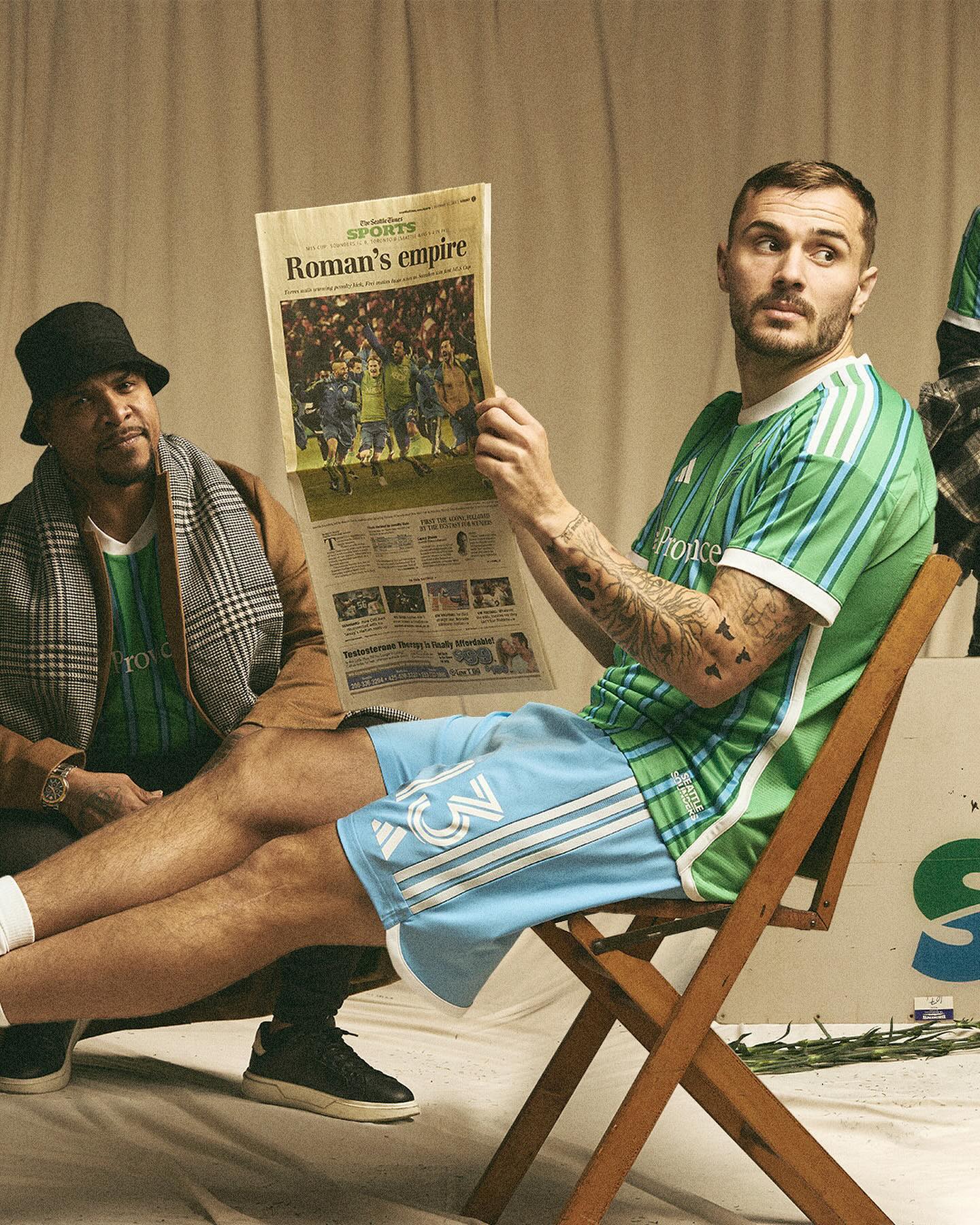 Seattle Sounders thuisshirt 2024-2025 ode aan 50 jarig bestaan