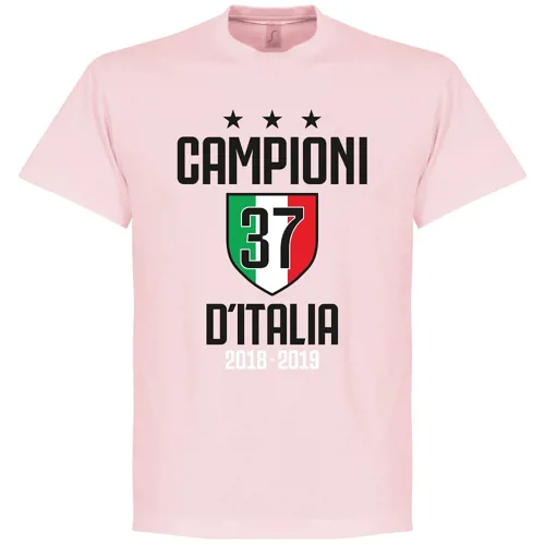 Juventus kampioens t-shirt 2019 - Roze