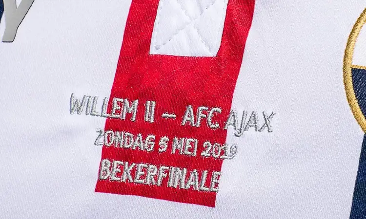 Het Willem II Bekerfinale 2019 voetbalshirt