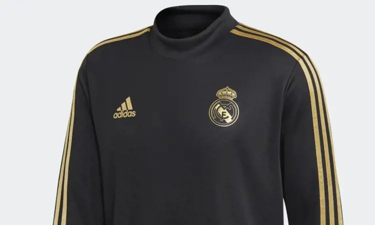 Real Madrid draagt zwart/goud trainingspak in 2019-2020