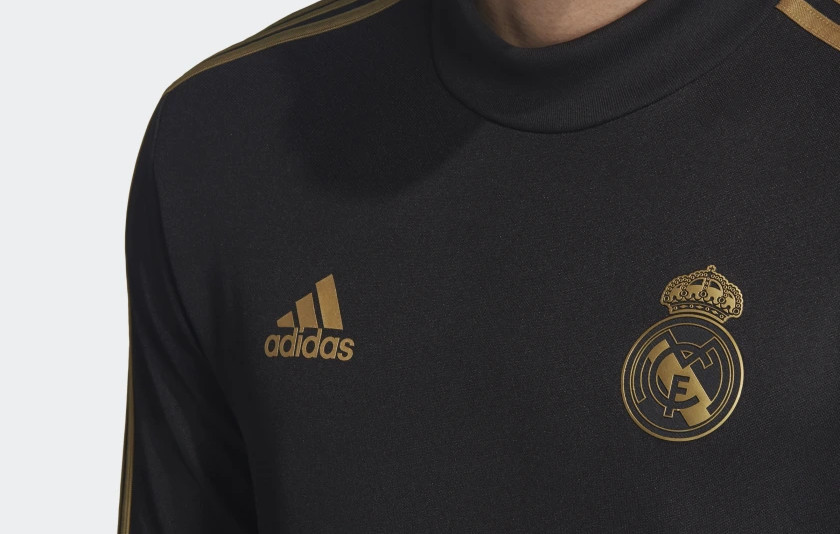 Egoïsme karton bewaker Real Madrid draagt zwart/goud trainingspak in 2019-2020 - Voetbalshirts.com