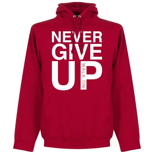 Liverpool Never Give Up hoodie - Rood 