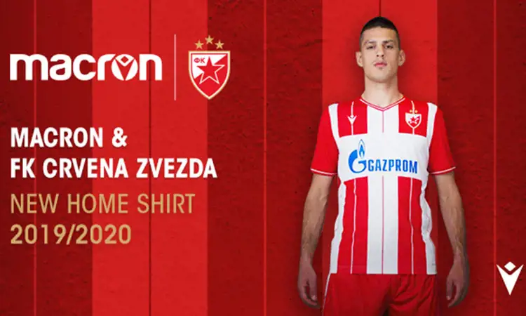 Rode Ster Belgrado thuisshirt 2019-2020