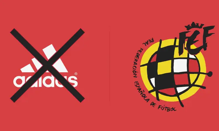 Spaanse voetbalbond verbreekt contract met adidas