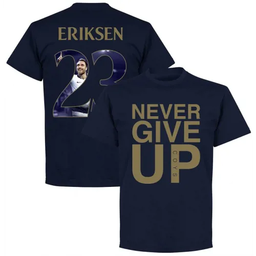 Tottenham Hotspur Never Give Up Lucas Moura T-Shirt - Navy