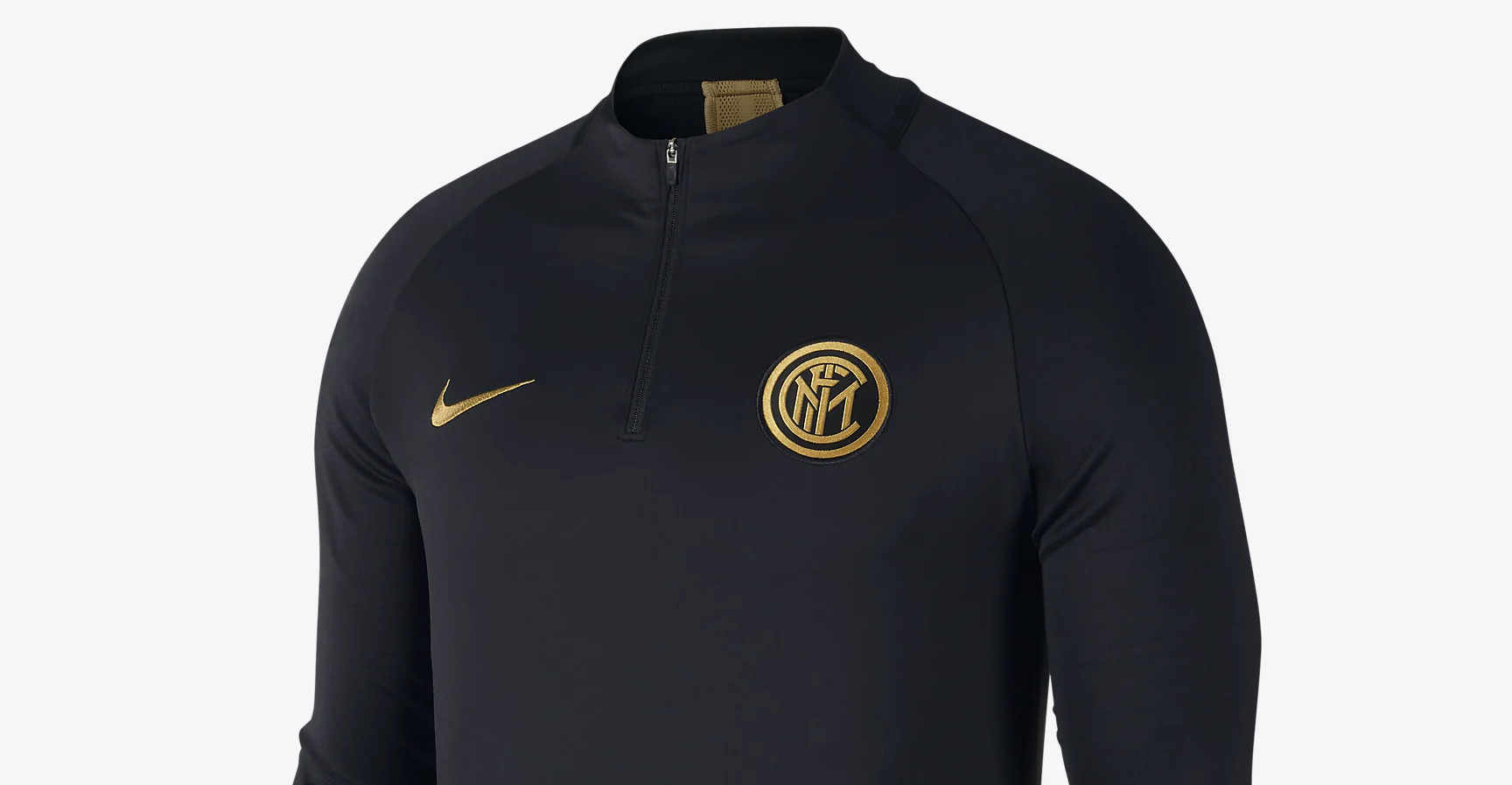 Zwart/goud Inter Milan trainingspak 2019-2020