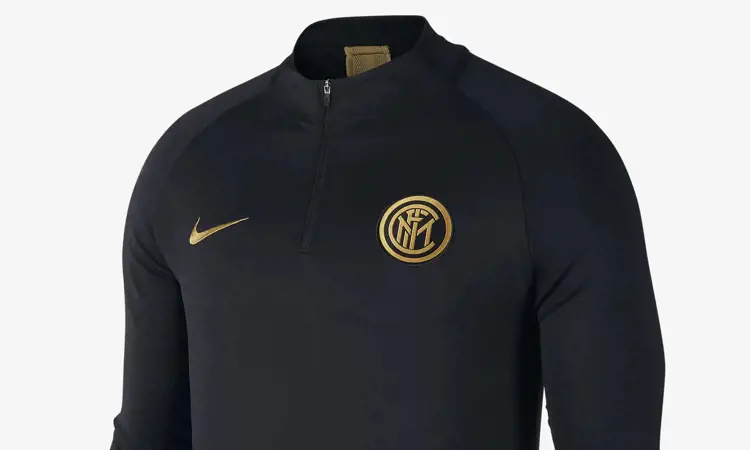 Zwart/goud Inter Milan trainingspak 2019-2020