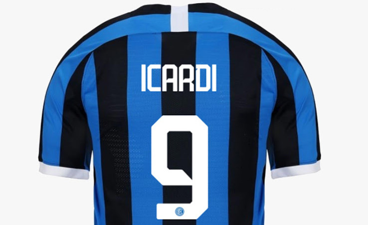 Officiële bedrukking Inter Milan voetbalshirt 2019-2020
