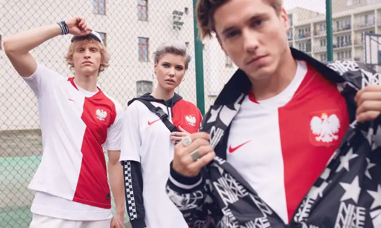 Polen voetbalshirt ter ere van 100 jarig bestaan voetbalbond