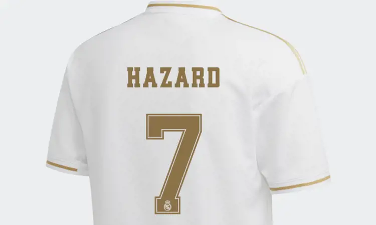 Officiële bedrukking Real Madrid voetbalshirt 2019-2020