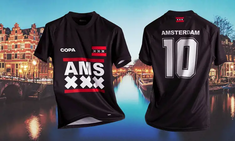 COPA Football lanceert gaaf Amsterdam voetbalshirt en t-shirt 