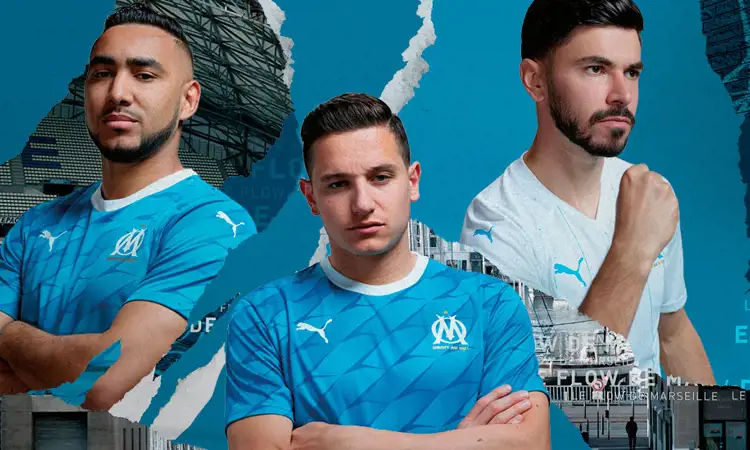 Olympique Marseille uitshirt en 3e shirt 2019-2020