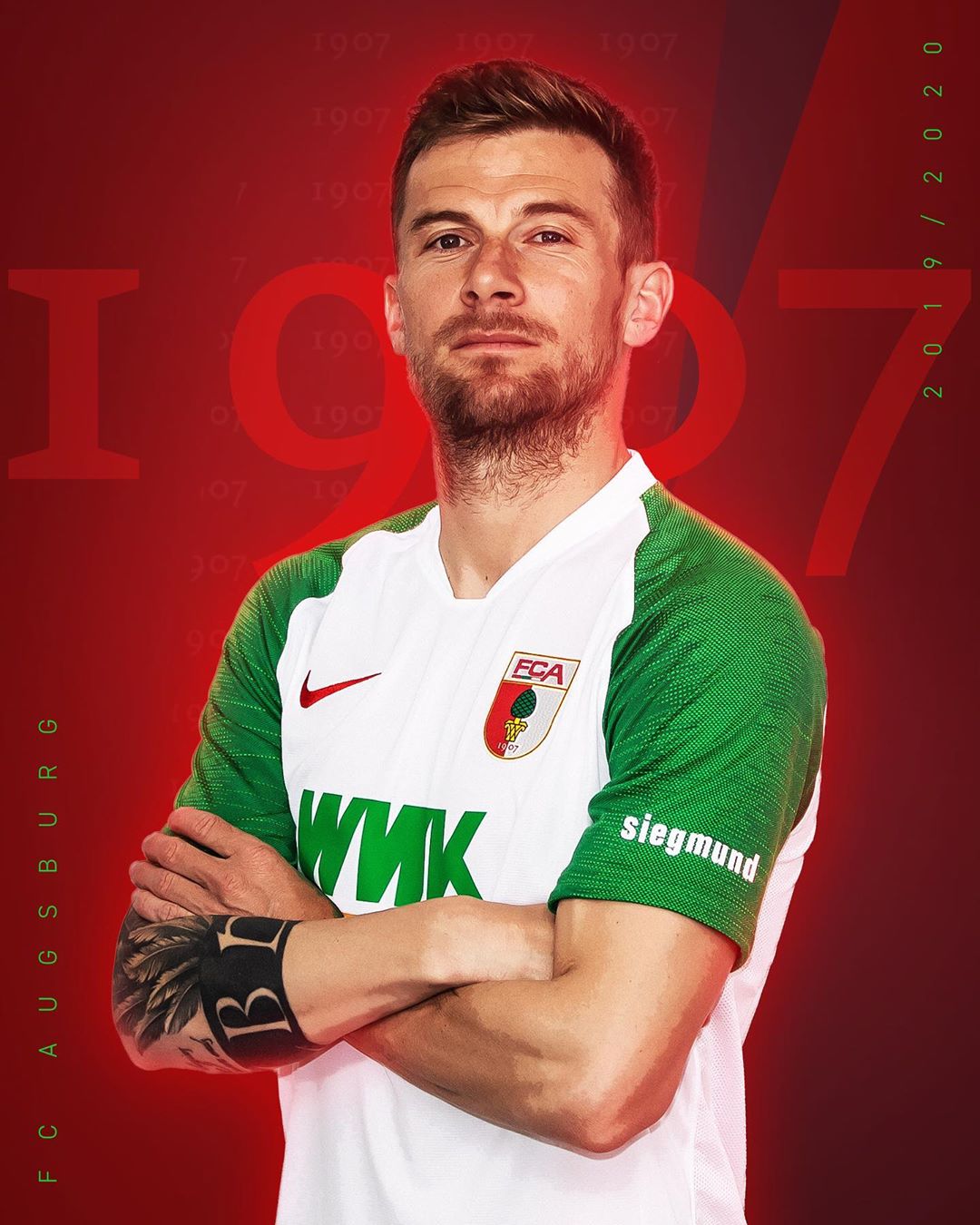 FC Augsburg thuisshirt 2019-2020