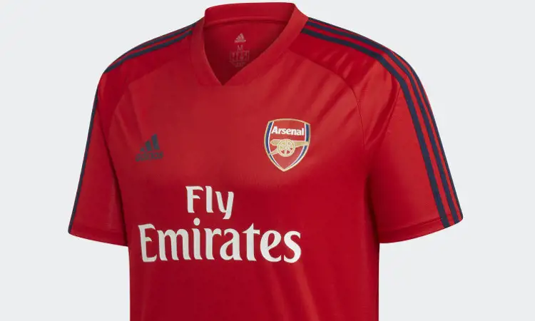 Arsenal adidas trainingsshirt 2019-2020