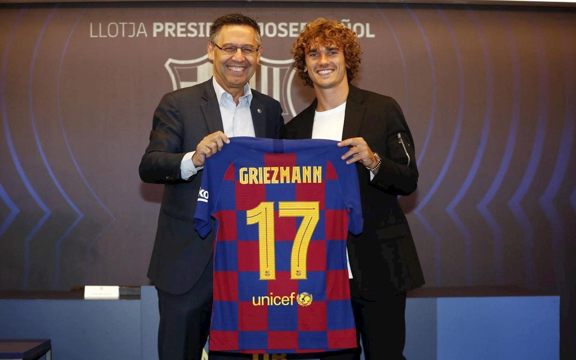 Het Barcelona voetbalshirt van Antoine Griezmann
