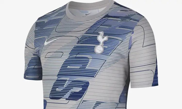 Tottenham Hotspur trainingsshirt en warming-up shirt 2019-2020
