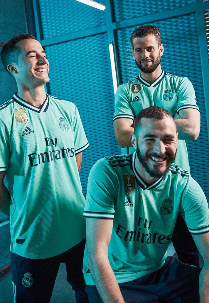 Mintgroen Real Madrid 3e shirt 2019-2020
