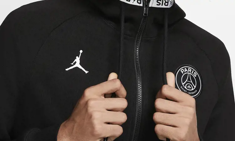 Het zwarte Paris Saint Germain Jordan Brand trainingspak 2019-2020