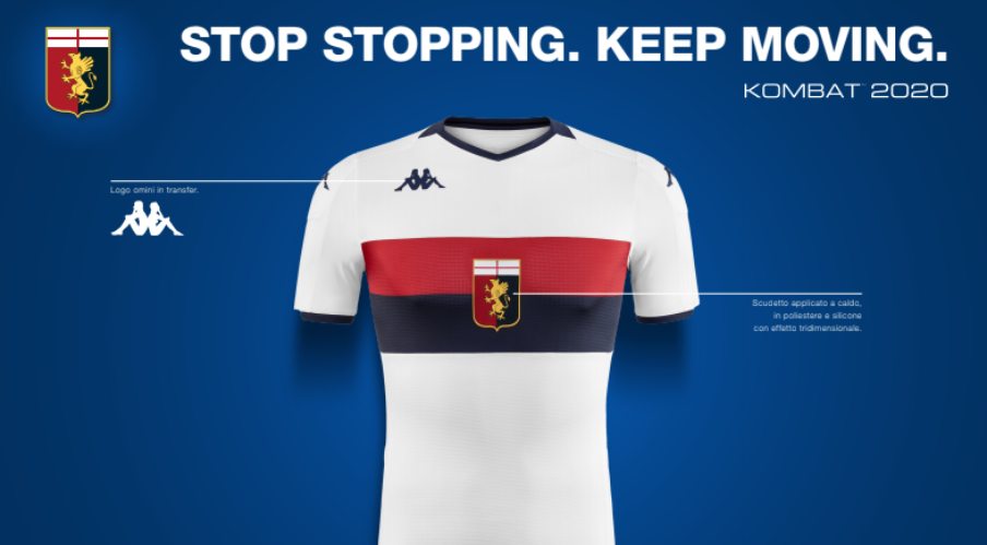 Genoa uitshirt 2019-2020