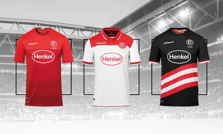 Fortuna Düsseldorf uitshirt en 3e shirt 2019-2020