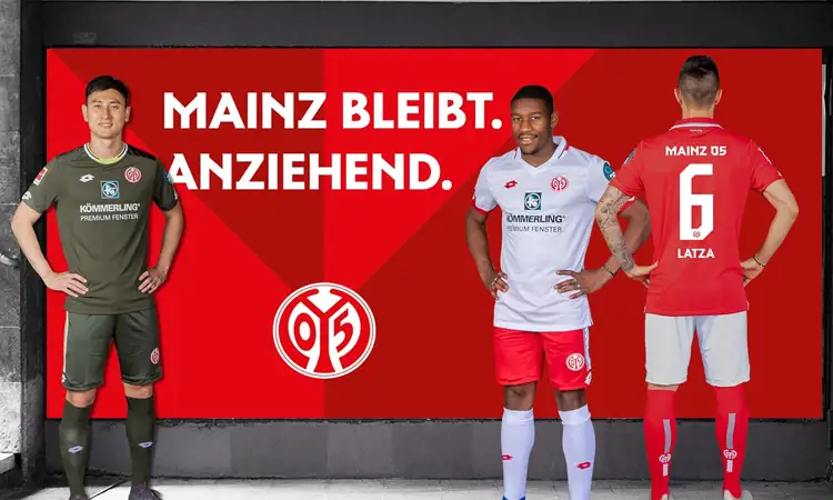 FSV Mainz 05 uitshirt en 3e shirt 2019-2020
