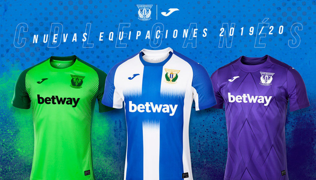 CD Leganés uitshirt en 3e shirt 2019-2020