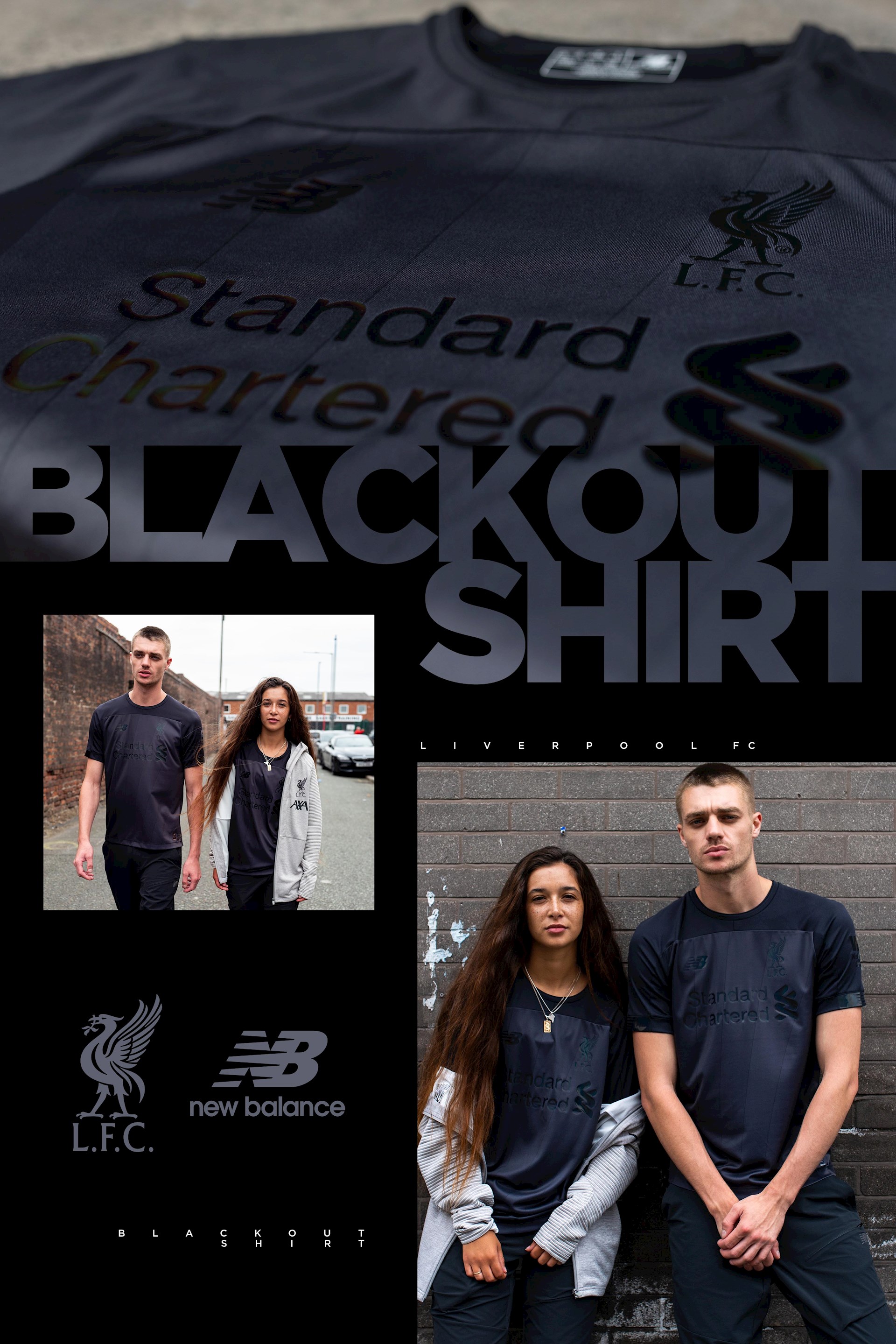 Zwart Liverpool voetbalshirt 2019-2020