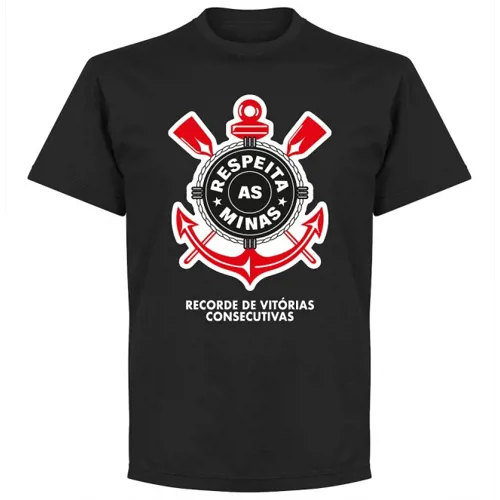 Corinthians Minas Logo T-Shirt - Zwart 