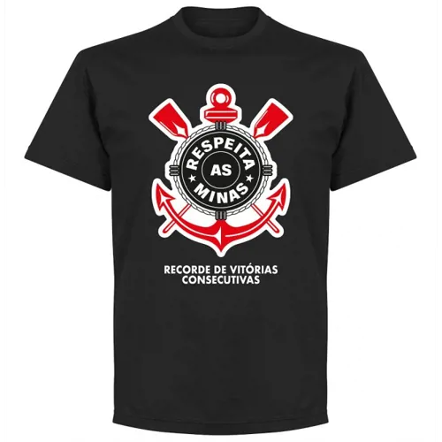 Corinthians Minas Logo T-Shirt - Zwart
