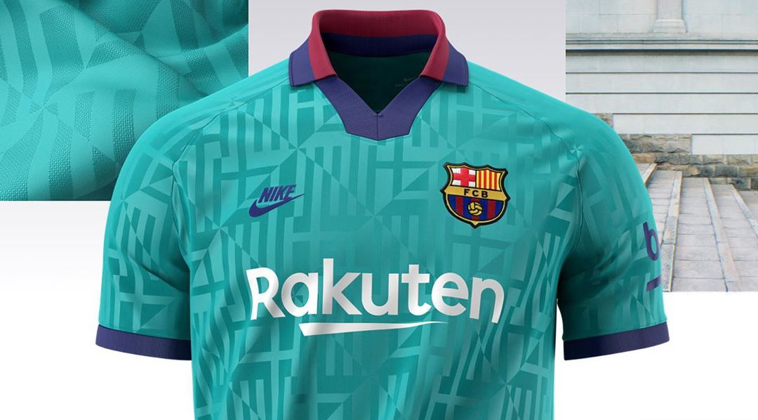 Barcelona 3e voetbalshirt 2019-2020 Voetbalshirts.com