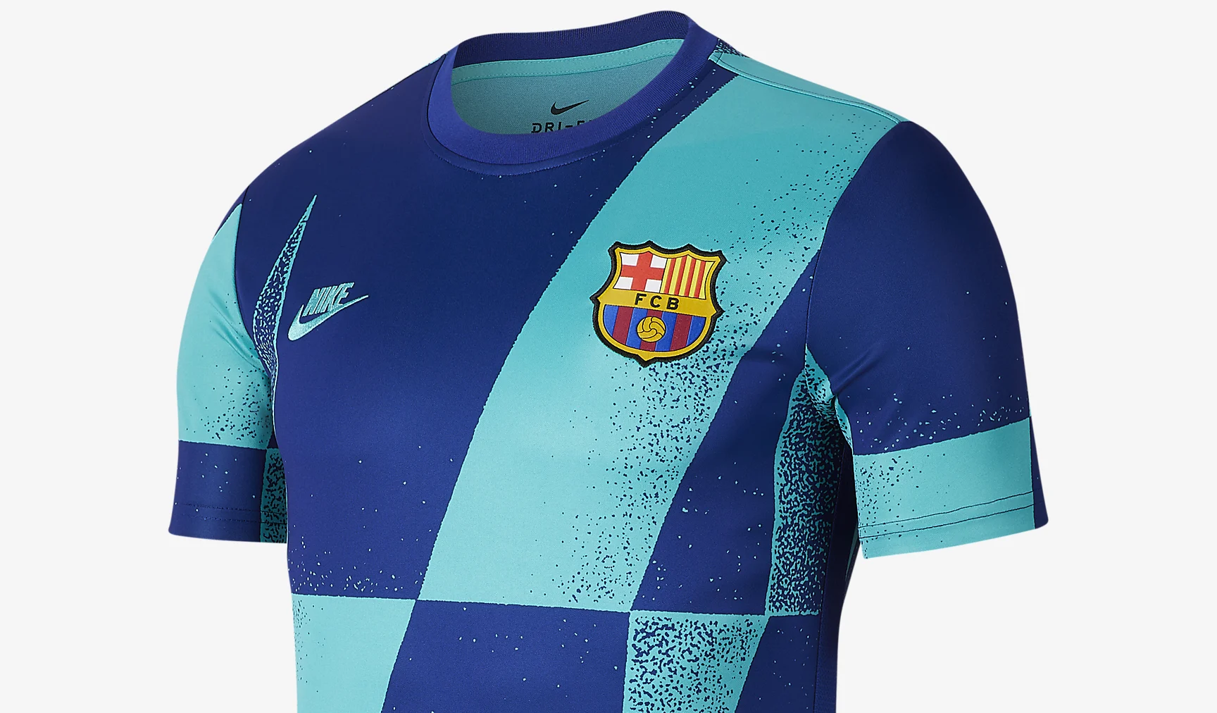 Barcelona warming-up shirt en trainingsshirt Champions League 2019-2020