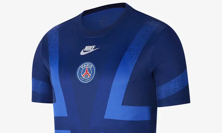 Paris Saint Germain trainingsshirt en warming-up shirt Champions League 2019-2020