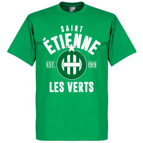 Saint Etienne T-Shirt EST 1919 - Groen