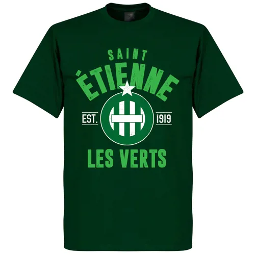 Saint Etienne T-Shirt EST 1919 - Donkergroen
