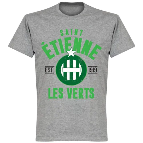 Saint Etienne T-Shirt EST 1919 - Grijs
