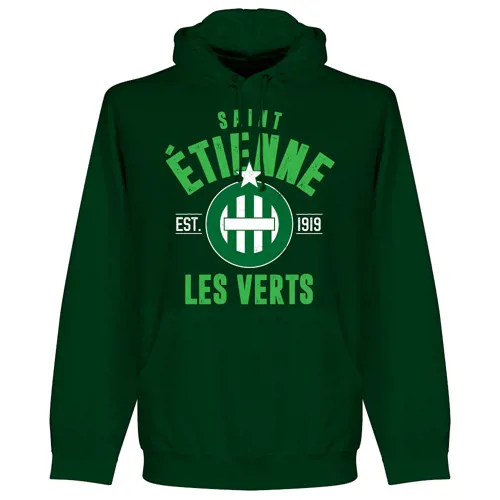 Saint Etienne hoodie EST 1919 - Groen