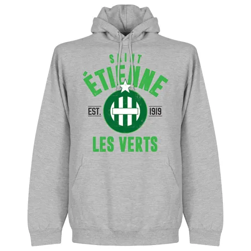 Saint Etienne hoodie EST 1919 - Grijs