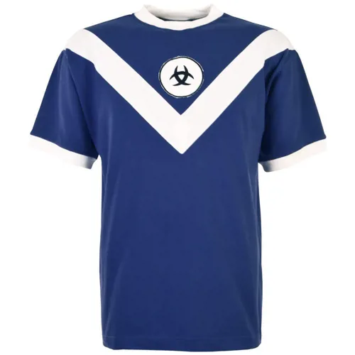 Bordeaux retro voetbalshirt jaren '60