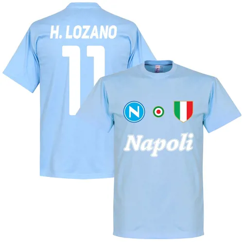 Napoli H. Lozano Fan T-Shirt - Lichtblauw