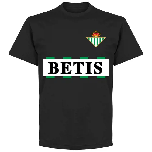 Real Betis Sevilla team t-shirt - Zwart 