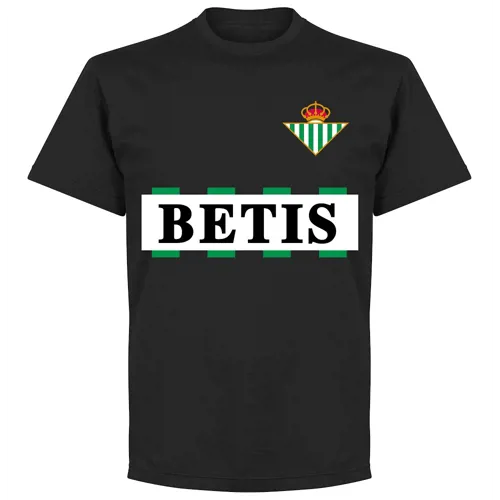 Real Betis Sevilla team t-shirt - Zwart