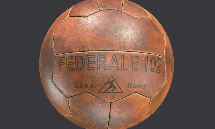 De officiële wedstrijdvoetbal van het WK van 1934