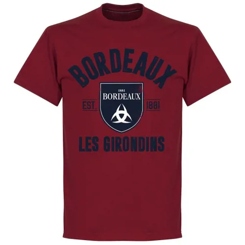 Girondins Bordeaux EST 1881 t-shirt - Bordeaux Rood