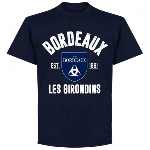 Girondins Bordeaux EST 1881 t-shirt - Marine blauw