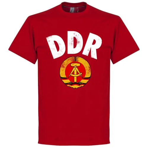 DDR logo T-Shirt - Rood