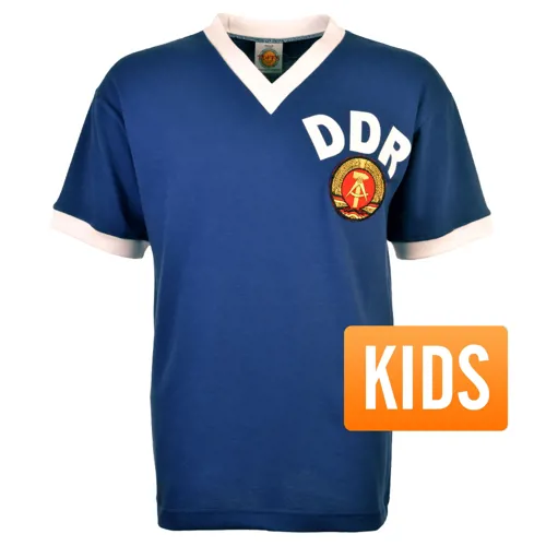DDR retro voetbalshirt voor kinderen