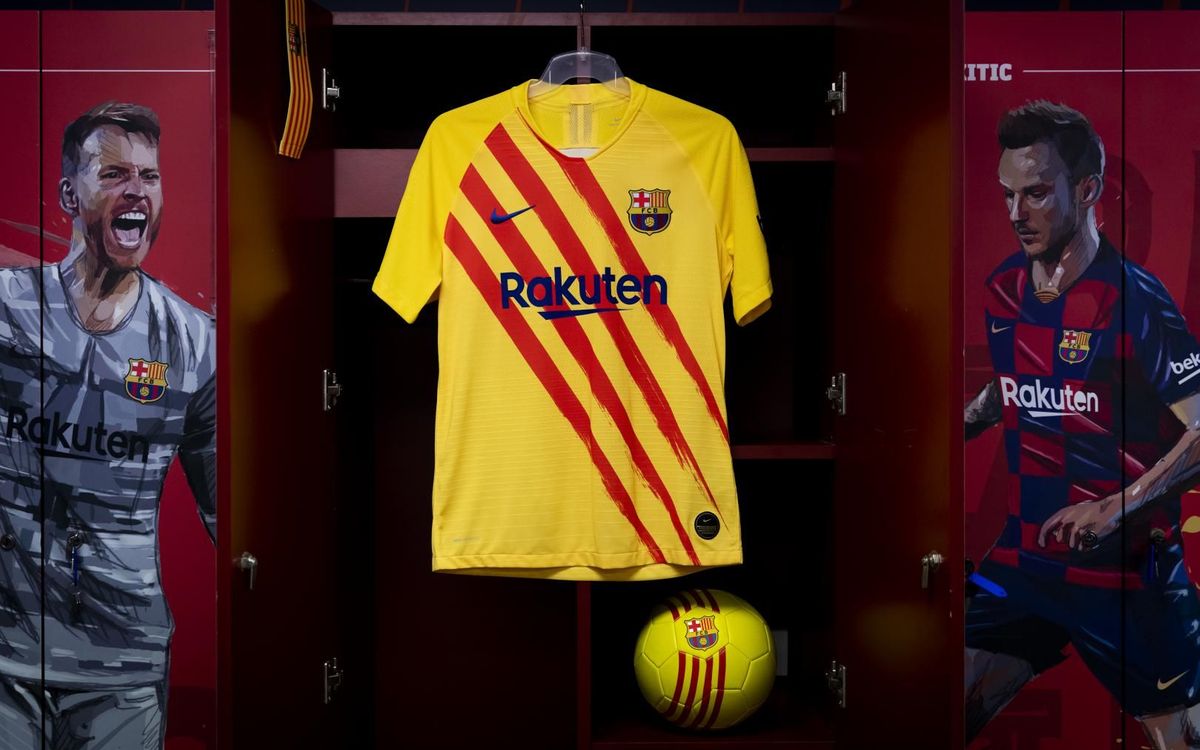 Barcelona Senyera voetbalshirt 2019-2020